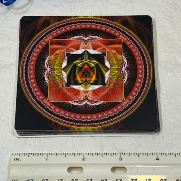 Lemurian Codes for Healing Card Deck Contains 11 Cards in Pouch 4"x4" - Picture 2 of 4